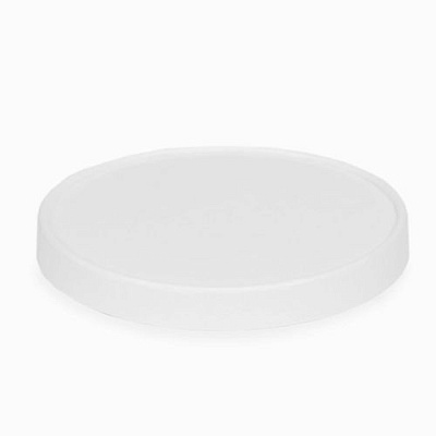 Крышка для круглого бумажного контейнера D=98мм UNI для 450 мл цвет Белый (х60/600)